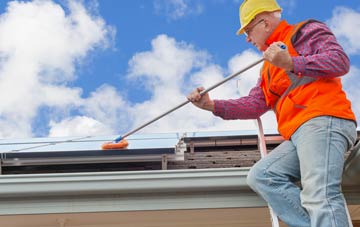 Gravel Castle soft wash roof cleaning